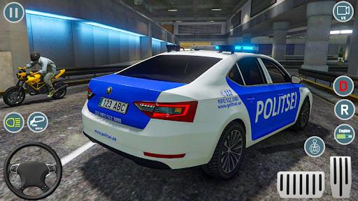 Police Car Driving School Game - Gameplay image of android game