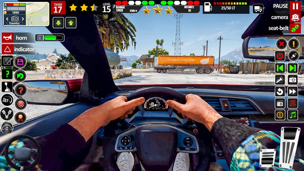 Open city car drive game - Gameplay image of android game