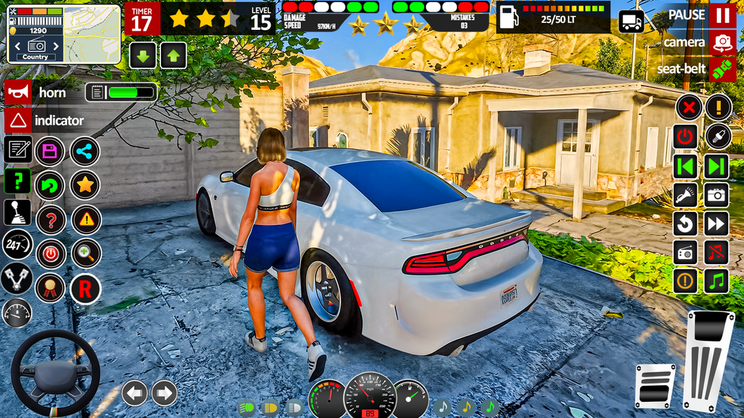 Open city car drive game - Gameplay image of android game