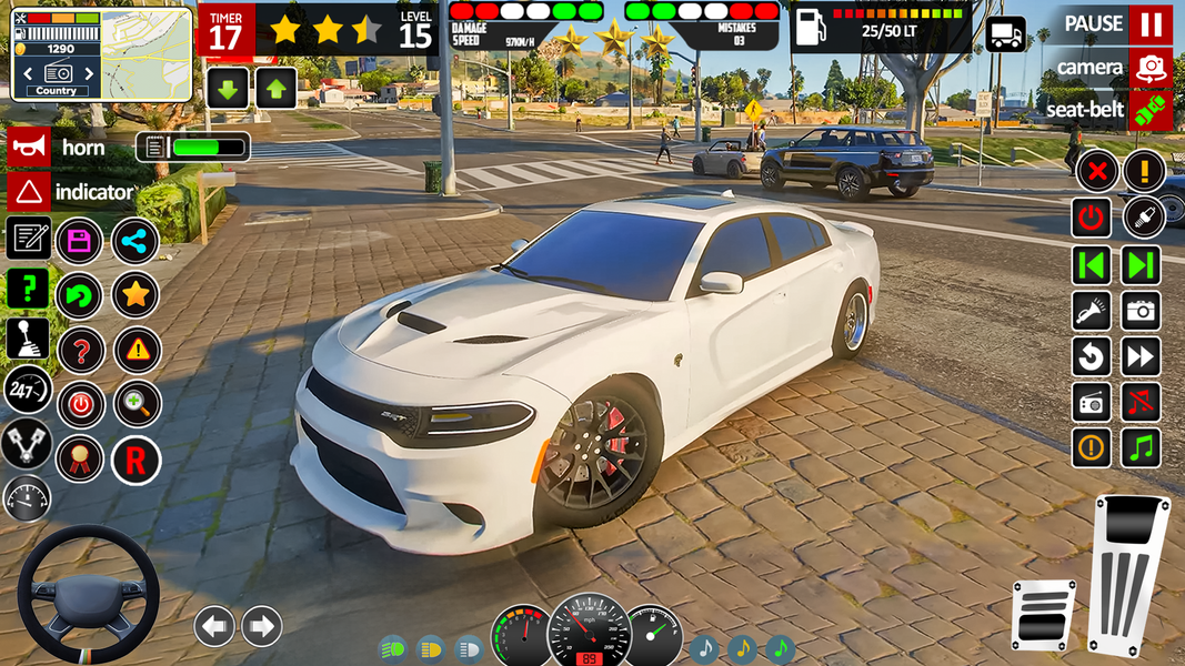 Open city car drive game - Gameplay image of android game