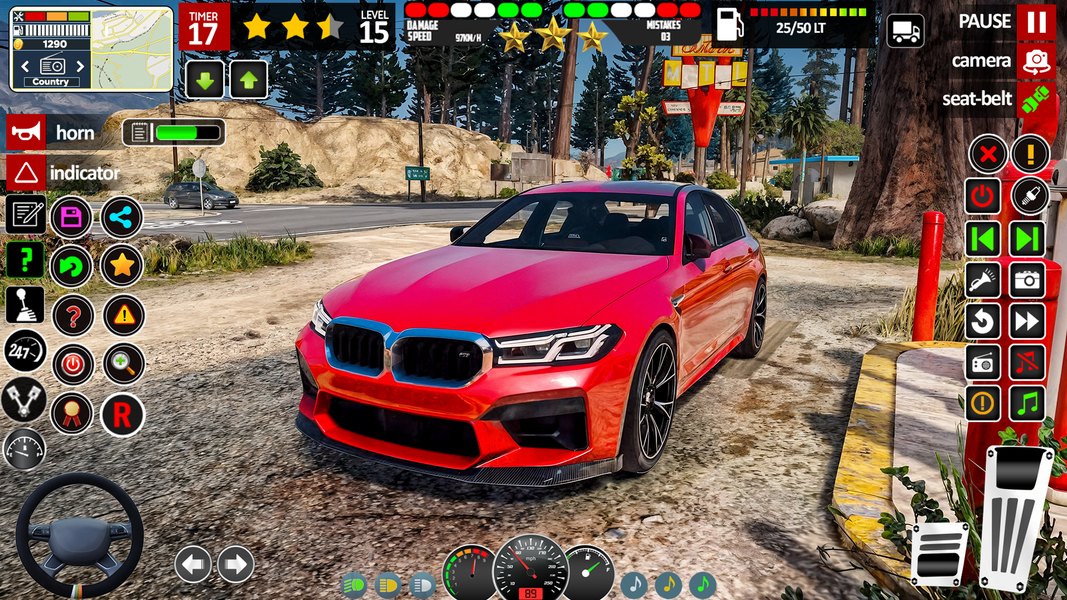 Open city car drive game - Gameplay image of android game