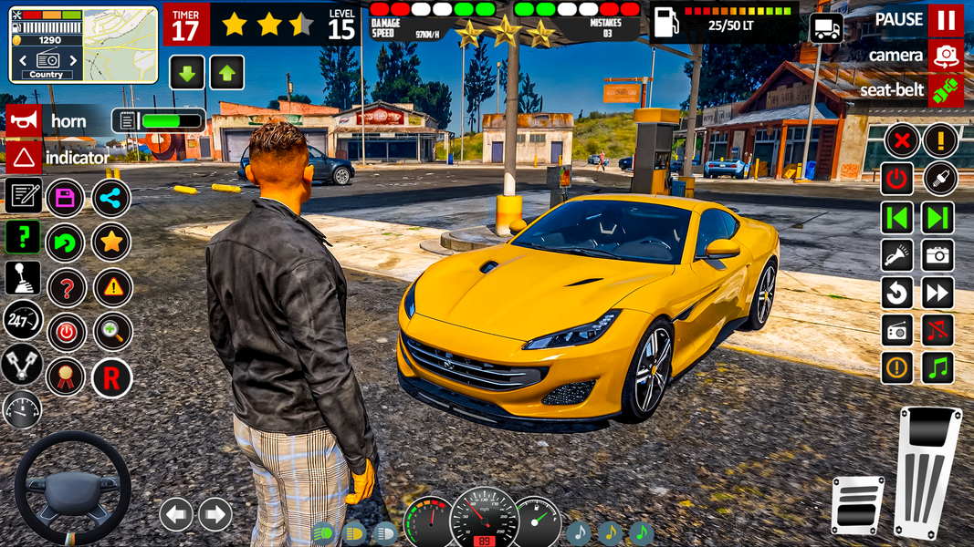 Open city car drive game - Gameplay image of android game