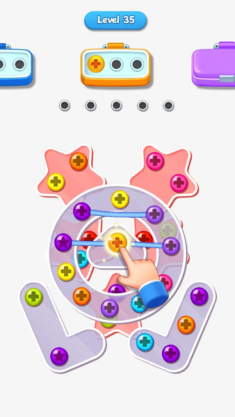 Unscrew Color Jam - عکس بازی موبایلی اندروید