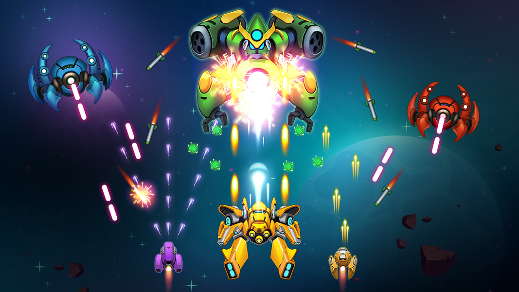 Galaxy Invader: Space Attack - Gameplay image of android game