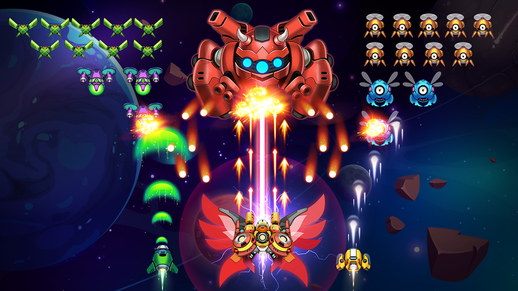 Galaxy Invader: Space Attack - Gameplay image of android game
