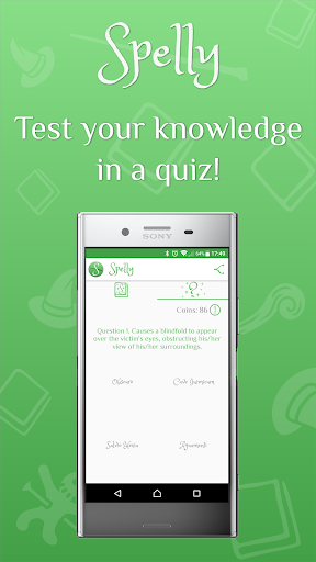 Spelly - Harry Potter spells and a quiz game! - Image screenshot of android app