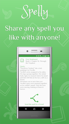 Spelly - Harry Potter spells and a quiz game! - Image screenshot of android app