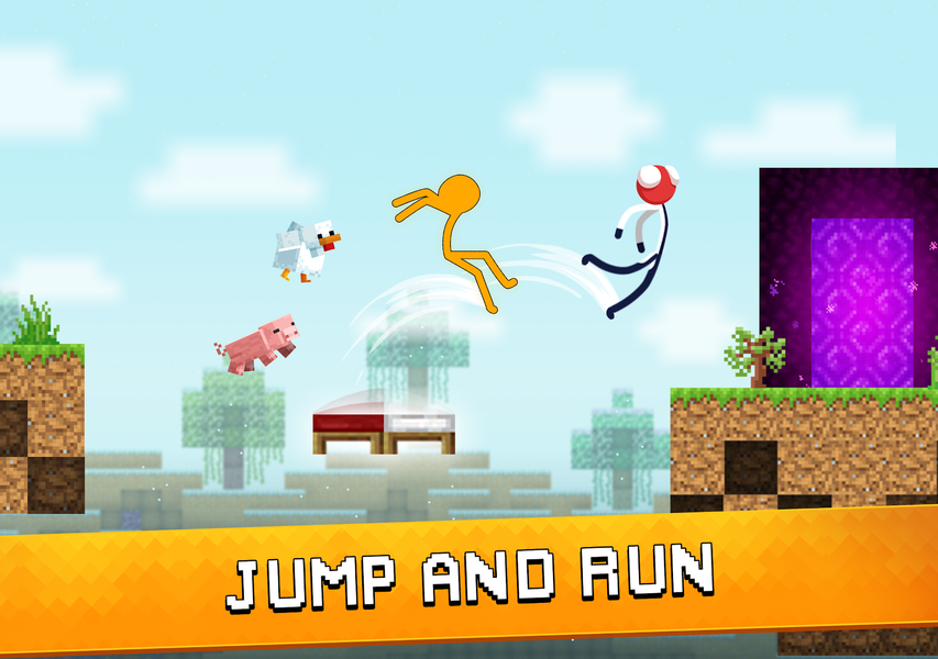 Stickman Parkour: Jump and run - عکس بازی موبایلی اندروید