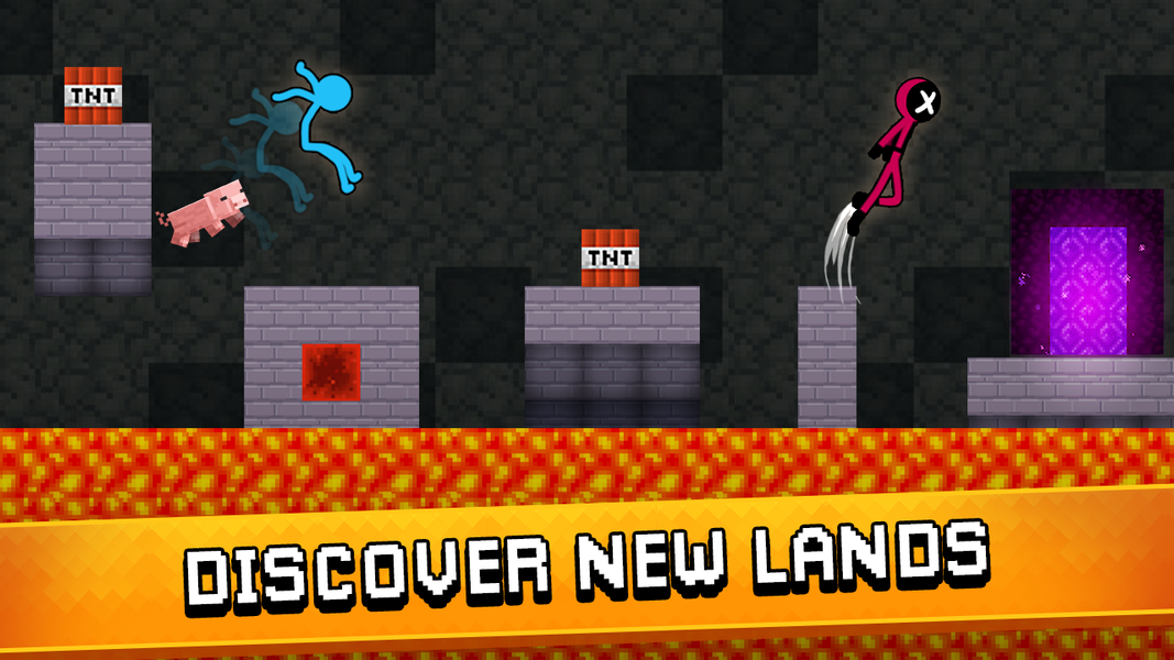 Stickman Parkour: Jump and run - عکس بازی موبایلی اندروید