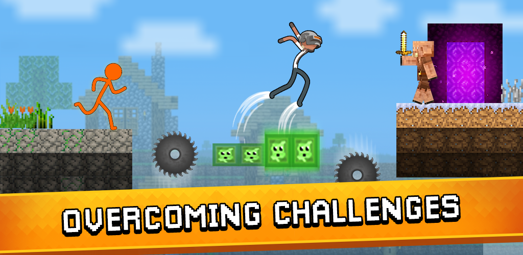 Stickman Parkour: Jump and run - عکس بازی موبایلی اندروید