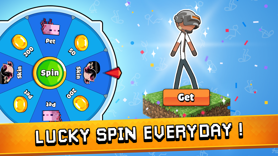 Stickman Parkour: Jump and run - عکس بازی موبایلی اندروید