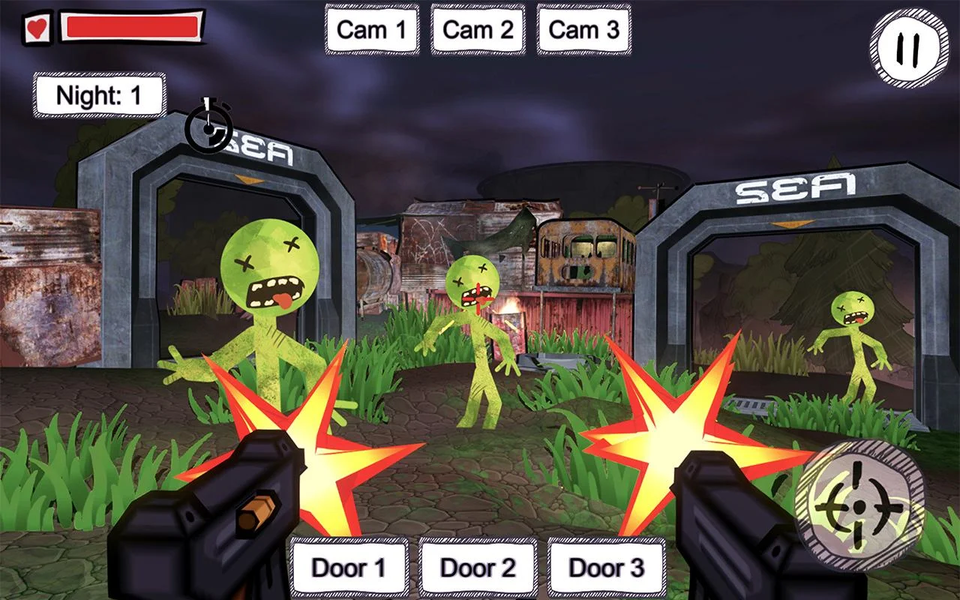 Stickman Zombie Survival 3D - عکس بازی موبایلی اندروید