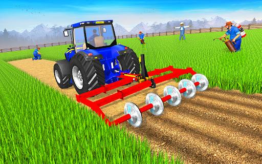 Indian Tractor Driving Game 3D - Gameplay image of android game