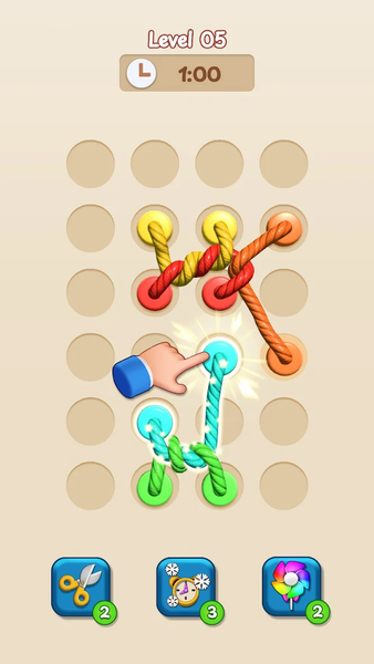 Tangle Rope 3D: Untwist Knots - Gameplay image of android game