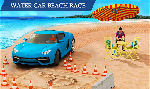 Water Car Racing Extreme Stunts Game - عکس برنامه موبایلی اندروید