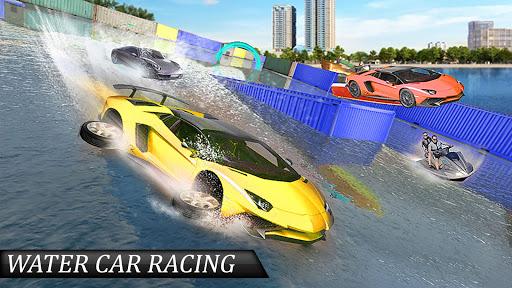 Water Car Racing Extreme Stunts Game - عکس برنامه موبایلی اندروید