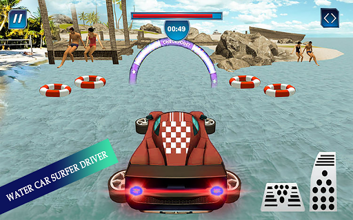 Water Car Racing Extreme Stunts Game - عکس برنامه موبایلی اندروید