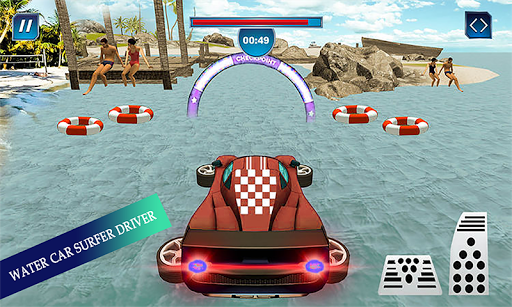 Water Car Racing Extreme Stunts Game - عکس برنامه موبایلی اندروید