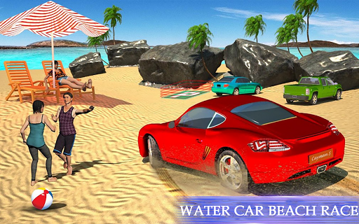 Water Car Racing Extreme Stunts Game - عکس برنامه موبایلی اندروید