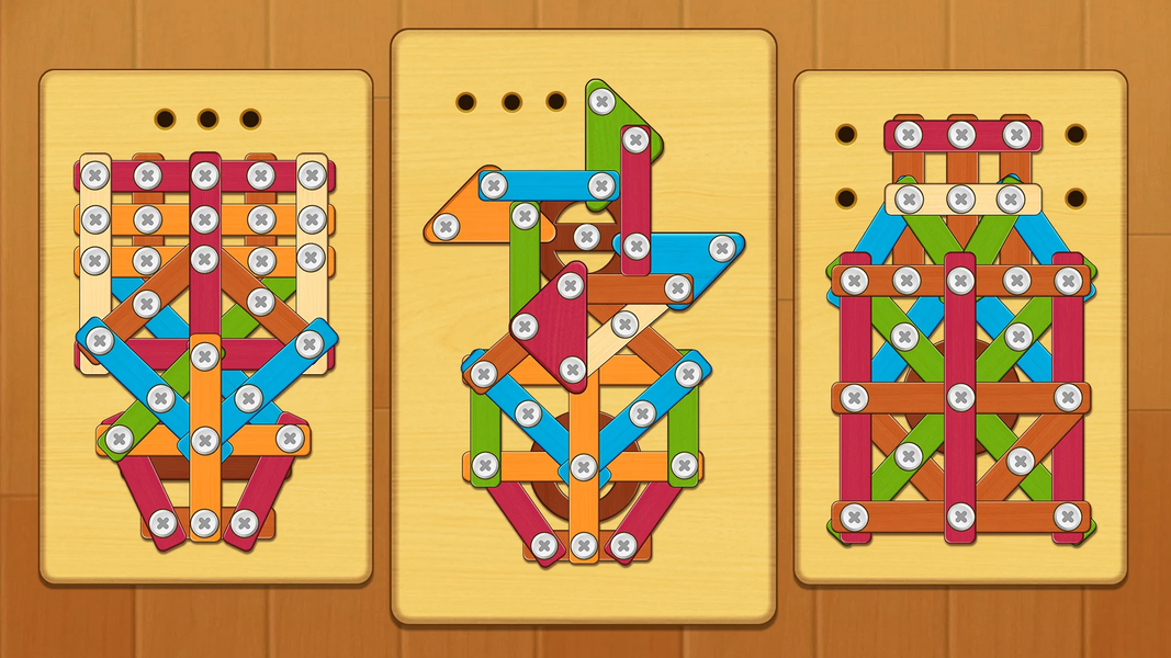 Unscrewing Wood - عکس بازی موبایلی اندروید