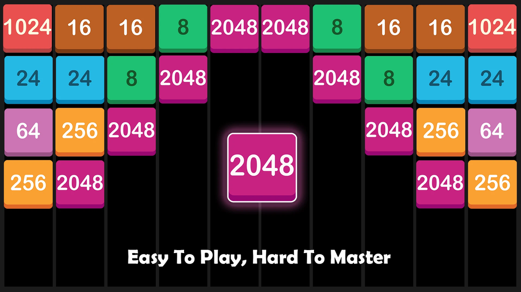X۲ Blocks: ۲۰۴۸ Merge - عکس بازی موبایلی اندروید