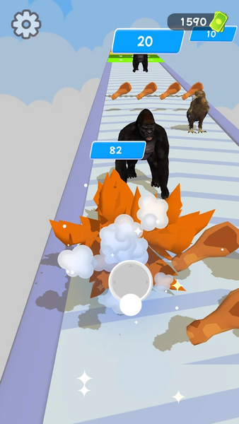 Poppy Runner Evo - Gameplay image of android game