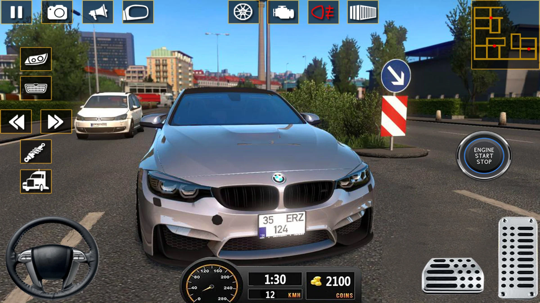 School Car Driving Car Game 3D - Gameplay image of android game