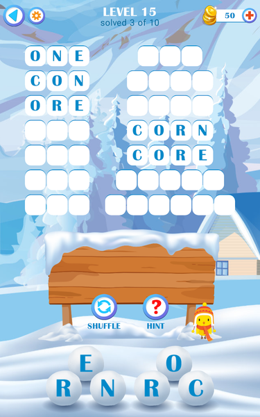 Arctic Words - Gameplay image of android game