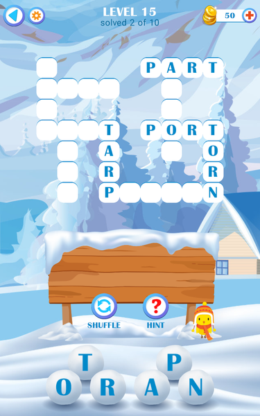 Arctic Words - Gameplay image of android game