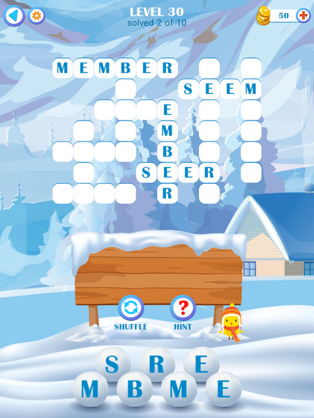 Arctic Words - Gameplay image of android game