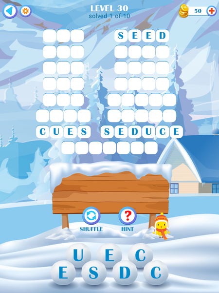 Arctic Words - Gameplay image of android game