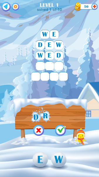 Arctic Words - Gameplay image of android game