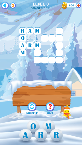Arctic Words - Gameplay image of android game
