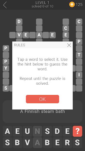 I Love Crosswords 3 - Gameplay image of android game