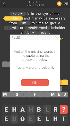 I Love Crosswords 3 - Gameplay image of android game