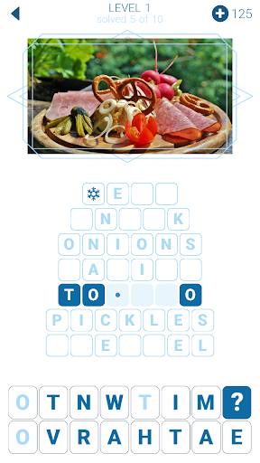 Frosty Words - Gameplay image of android game