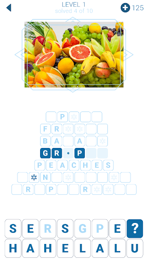 Frosty Words - Gameplay image of android game