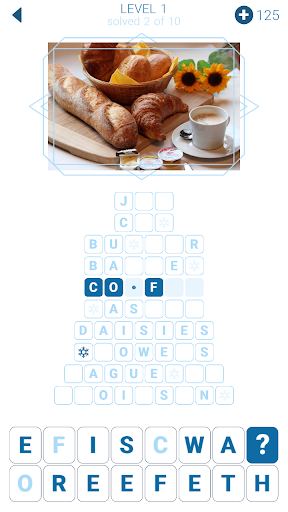 Frosty Words - Gameplay image of android game