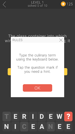 Tasty Words - Gameplay image of android game