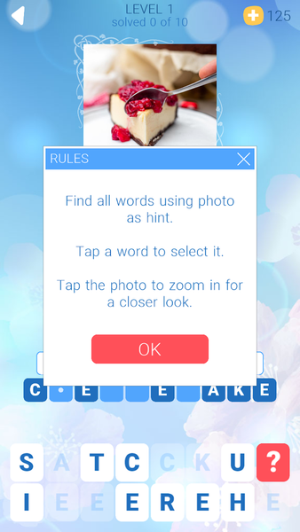 Sunny Words - Gameplay image of android game