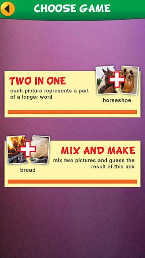 2 Pics 1 Word: Mix Pics Puzzle - Gameplay image of android game