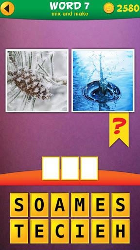 2 Pics 1 Word: Mix Pics Puzzle - Gameplay image of android game