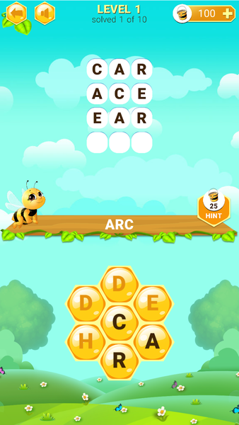 Wordiary - Gameplay image of android game