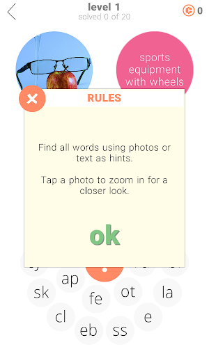 Word Rings 2 - Gameplay image of android game