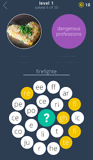 Word Rings 2 - Gameplay image of android game