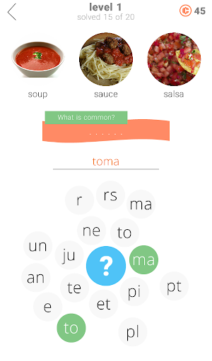 3 Circles: Word Game - Gameplay image of android game