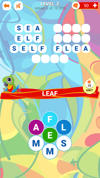 Words in Color - Gameplay image of android game
