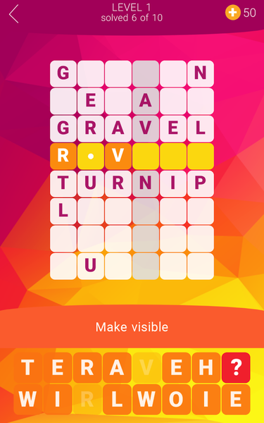 Word Tower Crosswords 2 - Gameplay image of android game