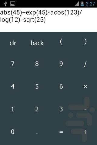 Calculator - Image screenshot of android app