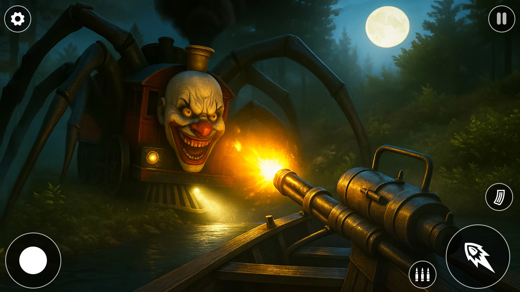 Scary Spider Train Adventure - عکس بازی موبایلی اندروید